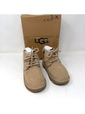 UGG Neumel II Chukka Boots Sand Suede Toddler Size 10T Water Resistant Lined